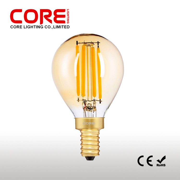 Filament G45-GG1-2W/4W E14 Golden Cover