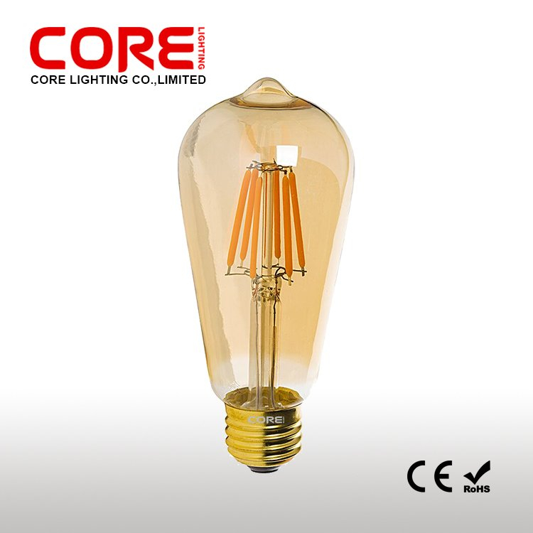 Filament ST64-GG1-4W/5W/6W/8W E27 Golden Cover