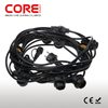 E27 Flat Cable String Lights | IP65 Outdoor Commercial Lighting