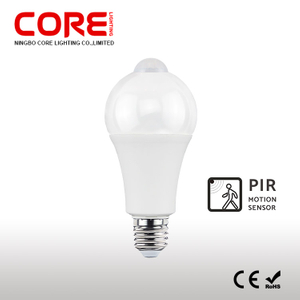 A60 E27 PIR Motion Sensor LED Bulb Auto On When Motion Detected