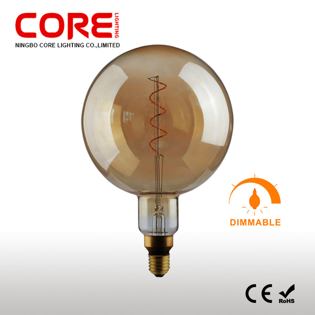 G200 Giant LED Filament Bulb 5W Dimmable | 200mm Oversized Decorative Glass Lamp