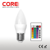 C37 5W RGB LED Candle Bulb E27 with Remote Control Color Changing