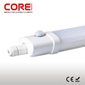 IP65 LED Tri-Proof Light with PIR Motion Sensor