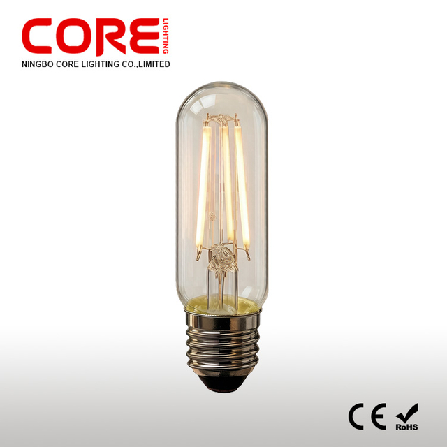 High Efficiency T30 LED Filament Bulb 8W 1235LM - 30x106mm Tubular Glass Lamp