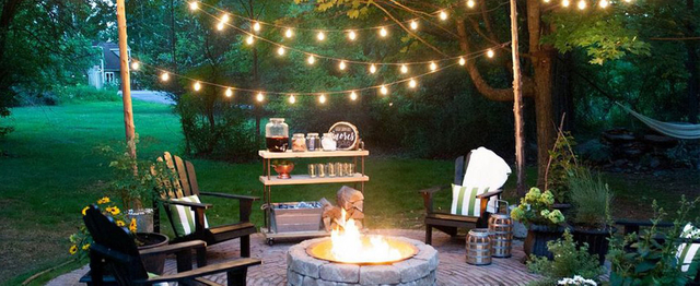 backyard lights