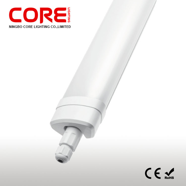 Integrated IP65 LED Tri-proof Light | 18W-150W High Lumen Vapor Tight | Quick Connector & Flicker-Free