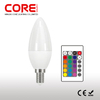 C37 5W RGB LED Candle Bulb E14 with Remote Control Color Changing
