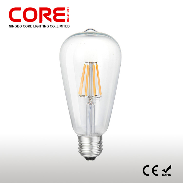 Vintage ST64 LED Filament Bulb 4W-10W | 1100LM Classic Edison Glass Lamp