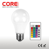 A60 5W RGB LED Bulb E27 with Remote Control Color Changing