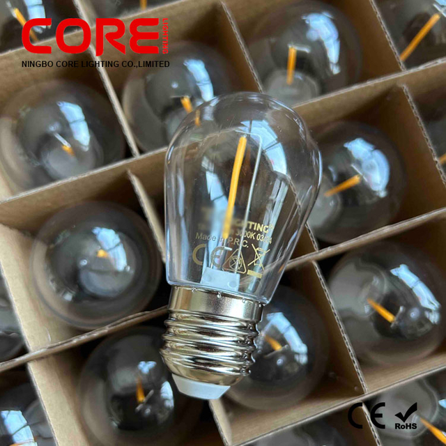 S14 Plastic LED Filament Bulb for String Lights