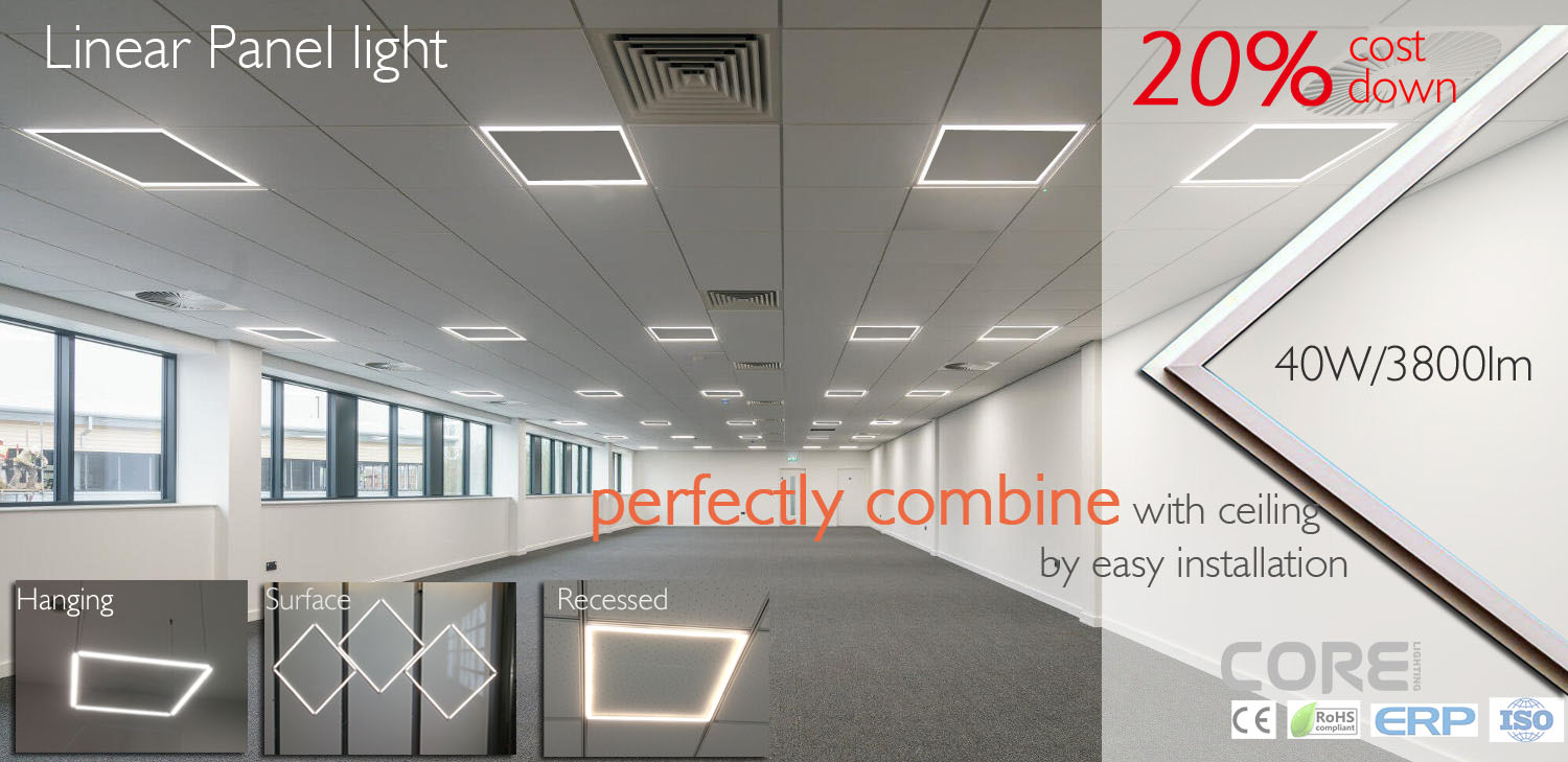 Linear Frame LED Panel Light | Cost-Effective Ceiling Solution ...