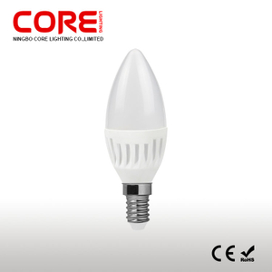 C37 Ceramic LED Candle Bulb 9W (850-1000LM) - E14 / E27 Base