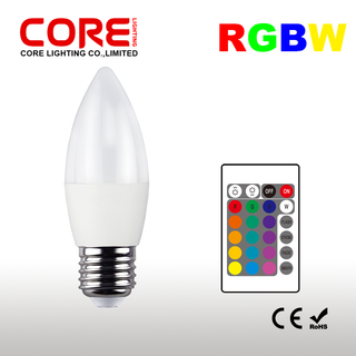 C37-WP3-5W-RGBW E27